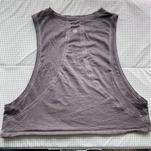 Lululemon Muscle Love Crop Tank *Fade, Gray Size 6
